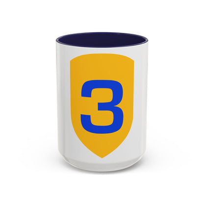 US 3rd Cavalry Division (U.S. Army) Accent Coffee Mug