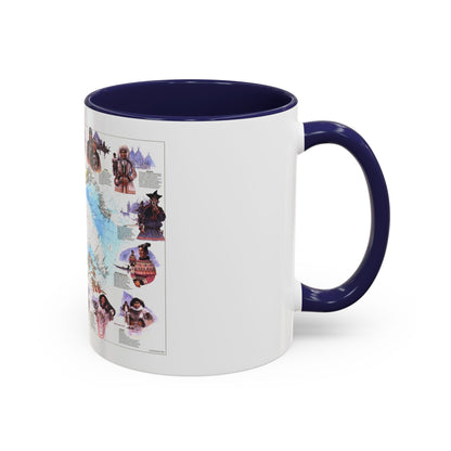 Arctic - Peoples of the (1983) (Map) Accent Coffee Mug