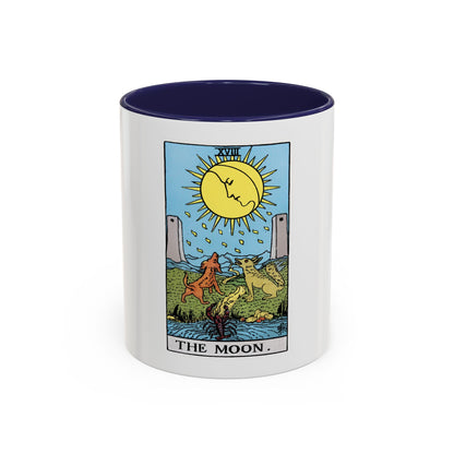 The Moon (Tarot Card) Accent Coffee Mug