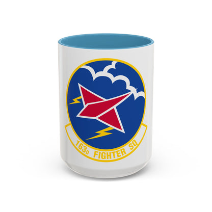163 Fighter Squadron (U.S. Air Force) Accent Coffee Mug