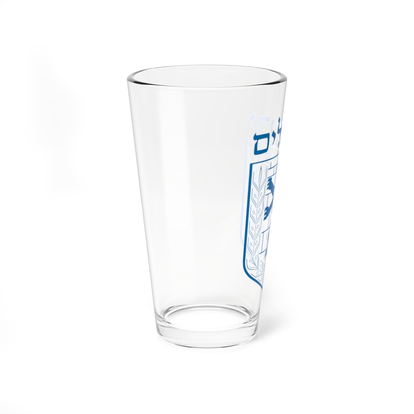 Emblem of Jerusalem (Israel) (Coat of Arms) Pint Glass 16oz