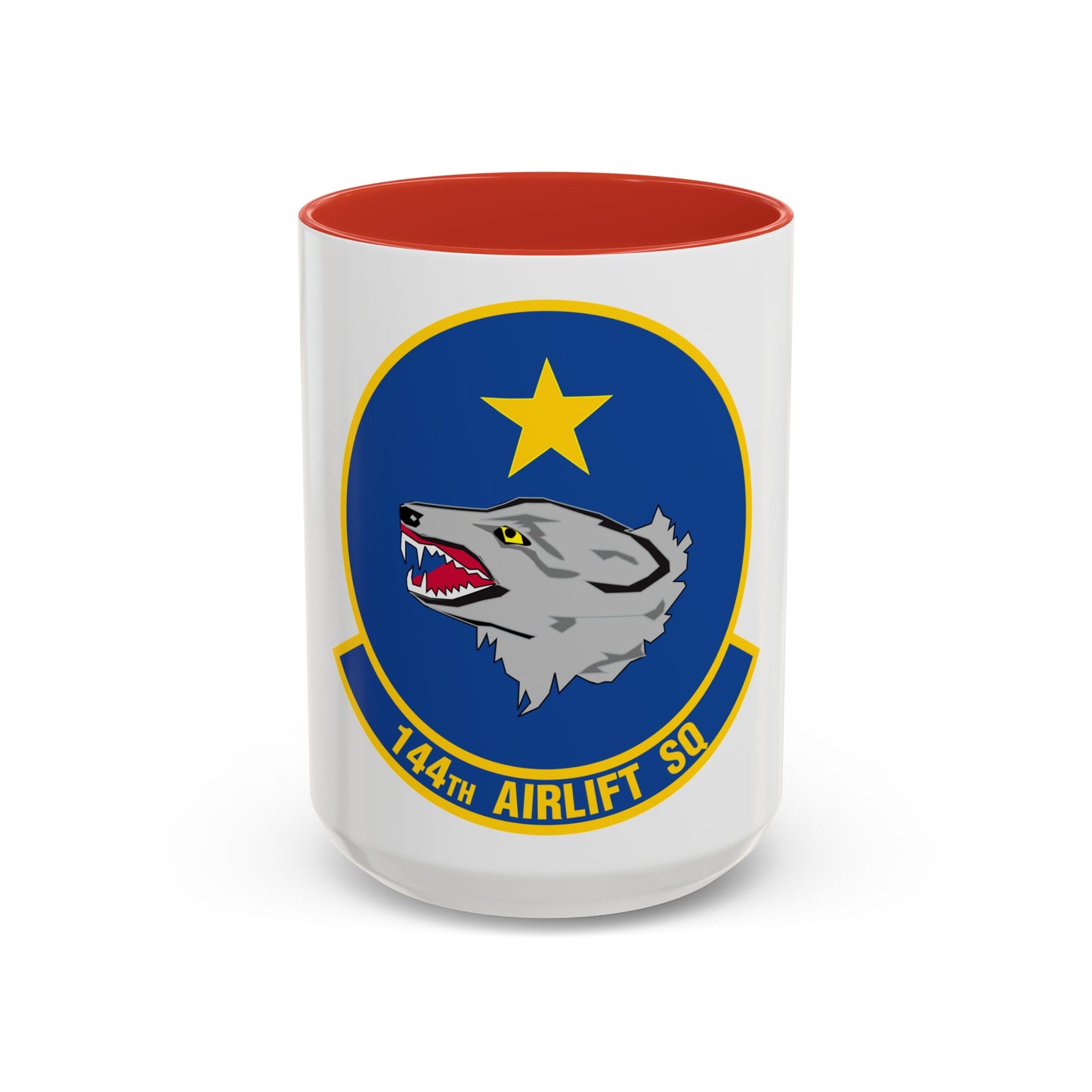 144 Airlift Squadron (U.S. Air Force) Accent Coffee Mug