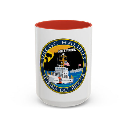 USCG Halibut Marina Del Ray CA (U.S. Coast Guard) Accent Coffee Mug