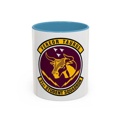 31 Student Sq AETC (U.S. Air Force) Accent Coffee Mug