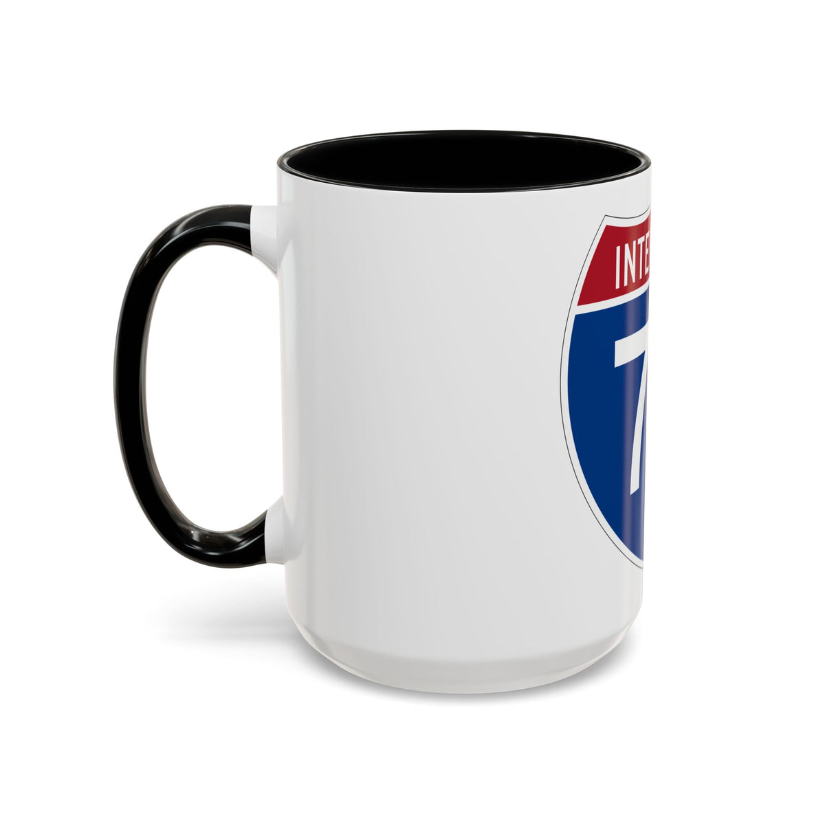 Interstate 72 (U.S. Highways) Accent Coffee Mug