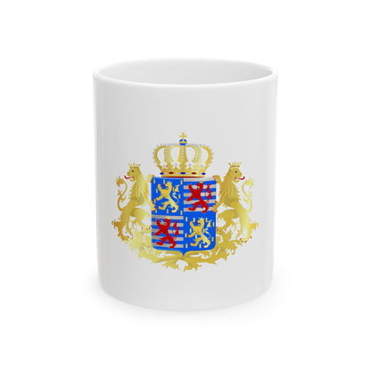 Middle coat of arms of the Grand Dukes of Luxembourg prior to 2000 - White Coffee Mug
