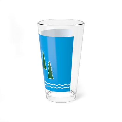 Flag of Ramensky rayon (Russia) Pint Glass 16oz