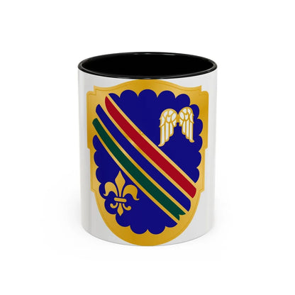 160th Infantry Regiment (U.S. Army) Accent Coffee Mug-11oz-Black-Go Mug Yourself