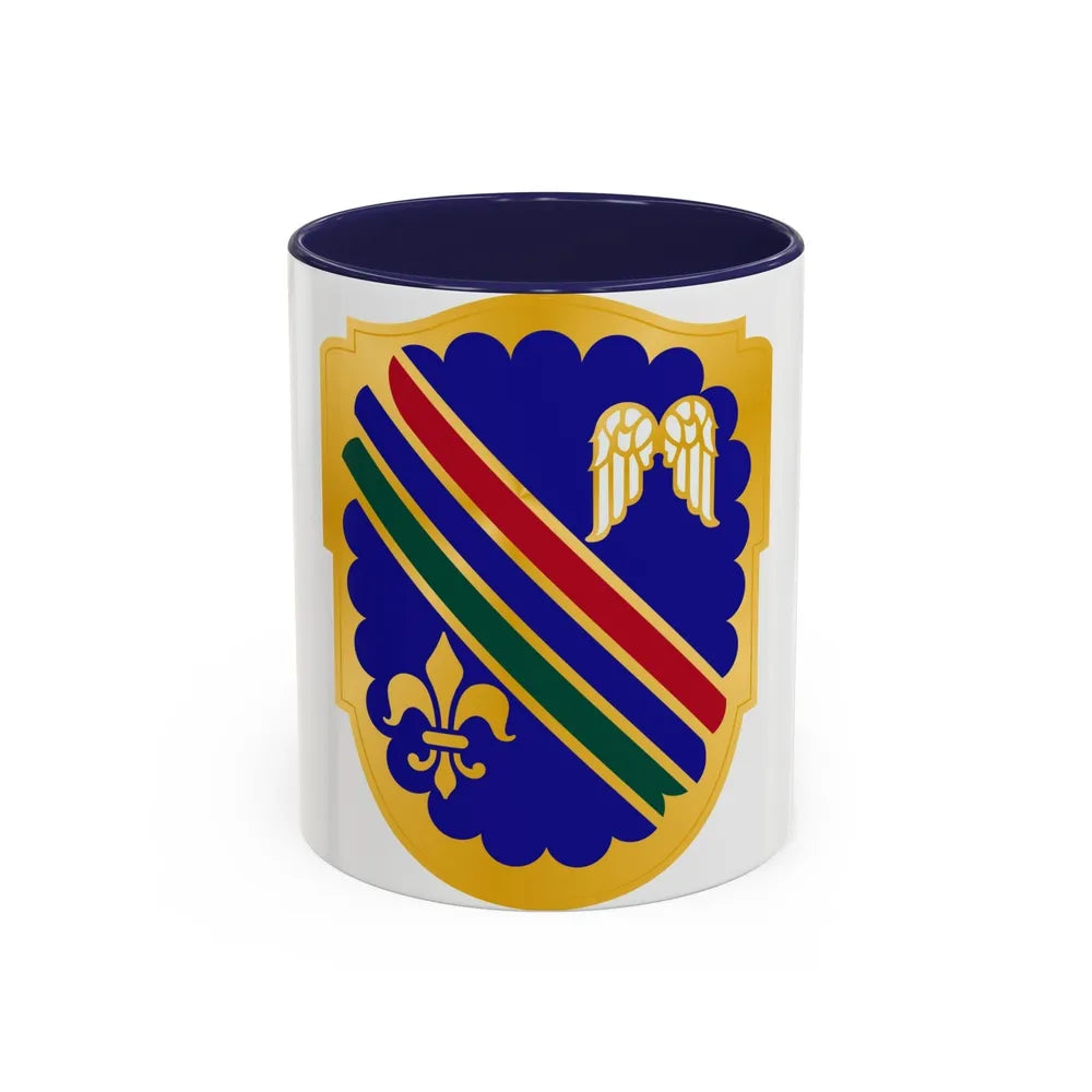 160th Infantry Regiment (U.S. Army) Accent Coffee Mug-11oz-Navy-Go Mug Yourself