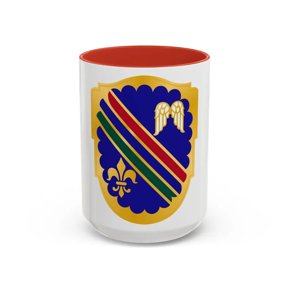 160th Infantry Regiment (U.S. Army) Accent Coffee Mug-15oz-Navy-Go Mug Yourself