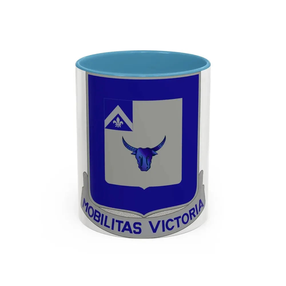 161 Armored Infantry Battalion (U.S. Army) Accent Coffee Mug 11oz Light Blue - Go Mug Yourself