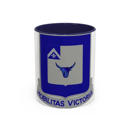 161 Armored Infantry Battalion (U.S. Army) Accent Coffee Mug 11oz Navy - Go Mug Yourself