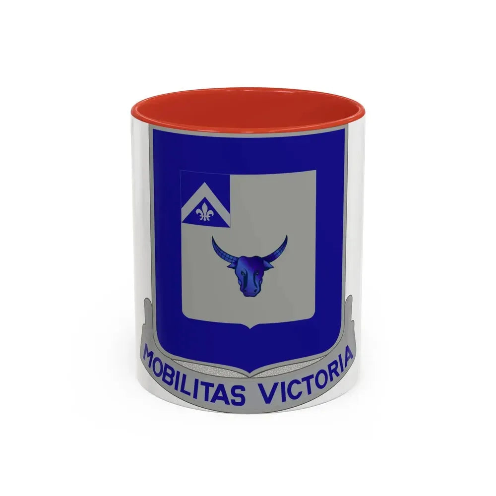 161 Armored Infantry Battalion (U.S. Army) Accent Coffee Mug 11oz Red - Go Mug Yourself