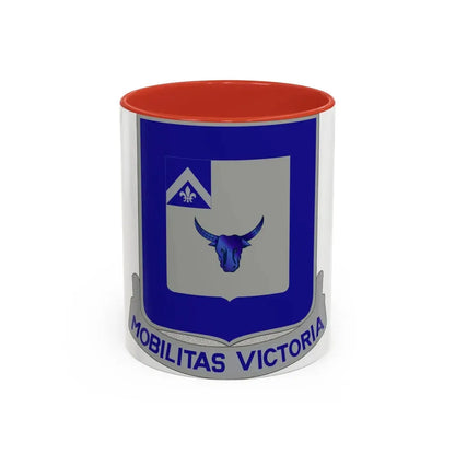 161 Armored Infantry Battalion (U.S. Army) Accent Coffee Mug 11oz Red - Go Mug Yourself