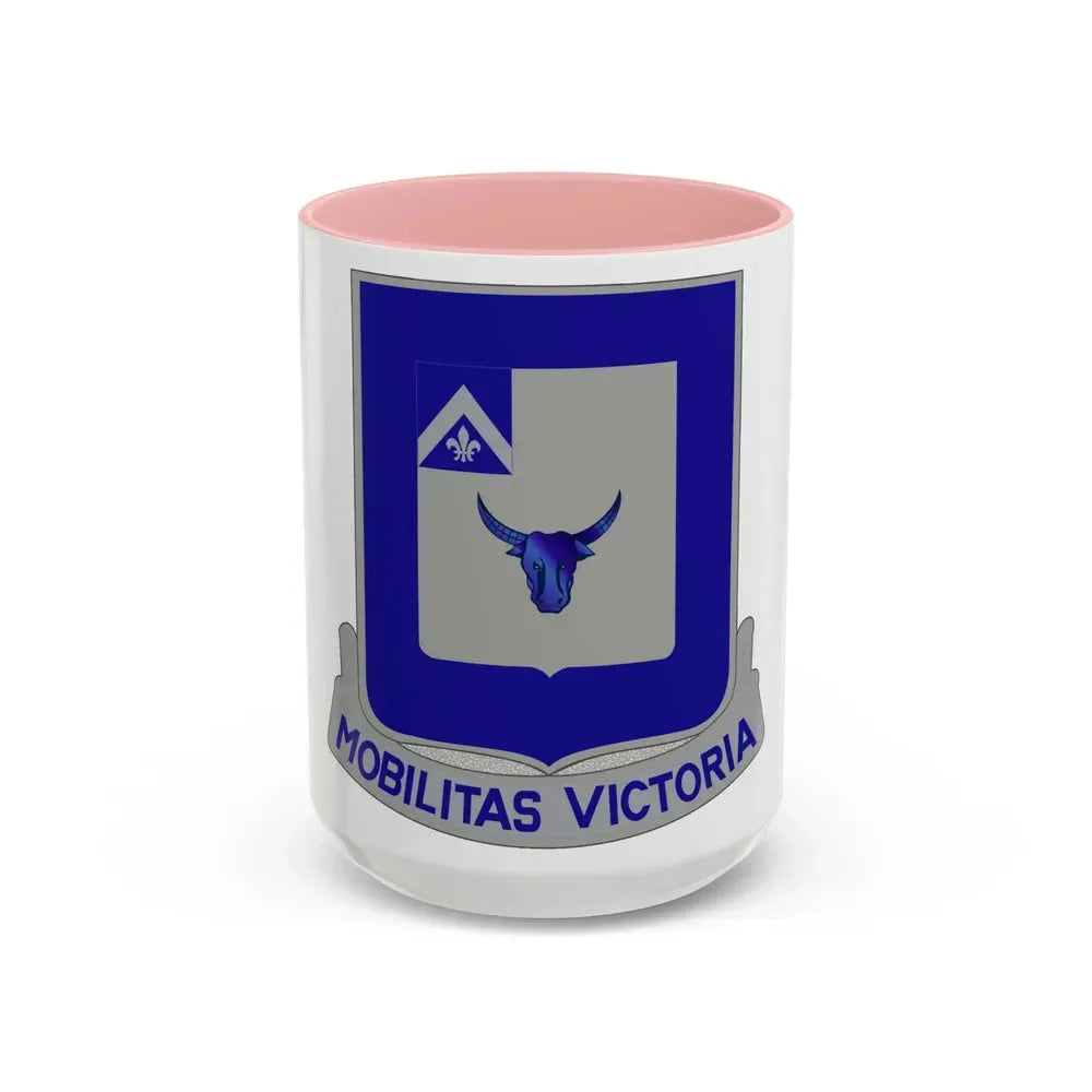 161 Armored Infantry Battalion (U.S. Army) Accent Coffee Mug 15oz Pink - Go Mug Yourself
