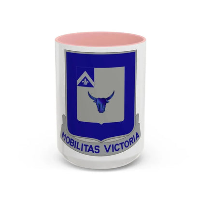 161 Armored Infantry Battalion (U.S. Army) Accent Coffee Mug 15oz Pink - Go Mug Yourself
