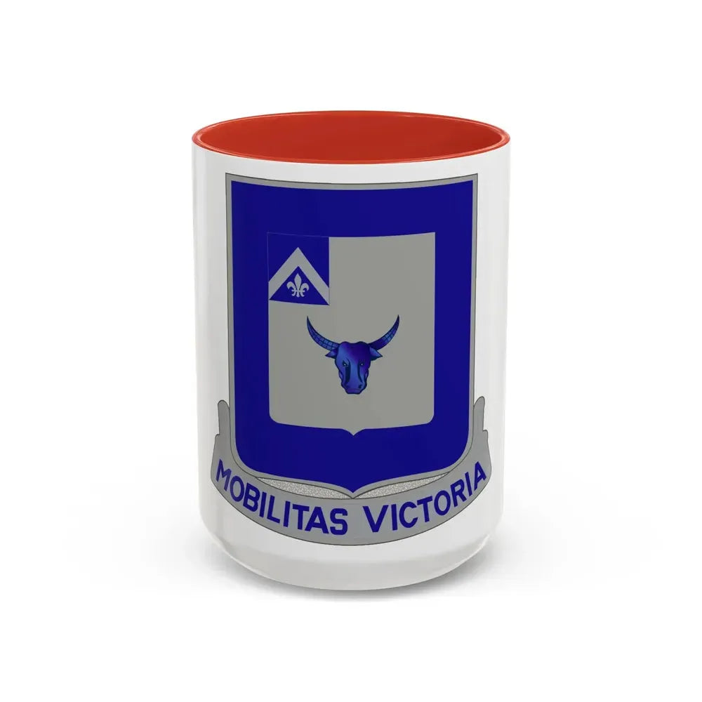 161 Armored Infantry Battalion (U.S. Army) Accent Coffee Mug 15oz Red - Go Mug Yourself
