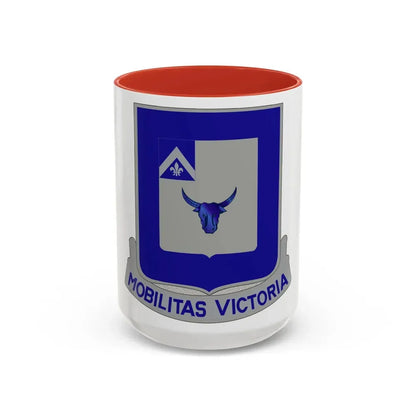 161 Armored Infantry Battalion (U.S. Army) Accent Coffee Mug 15oz Red - Go Mug Yourself