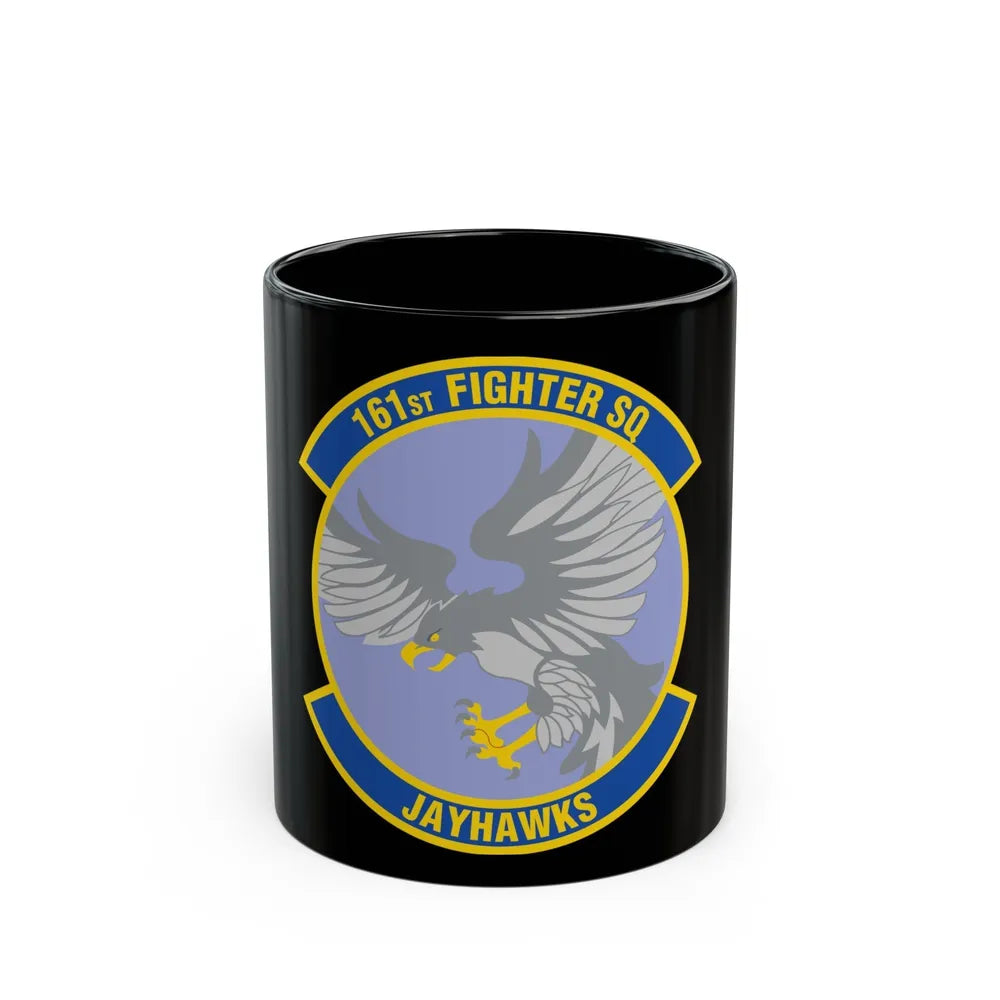 161 Fighter Squadron (U.S. Air Force) Black Coffee Mug-11oz-Go Mug Yourself