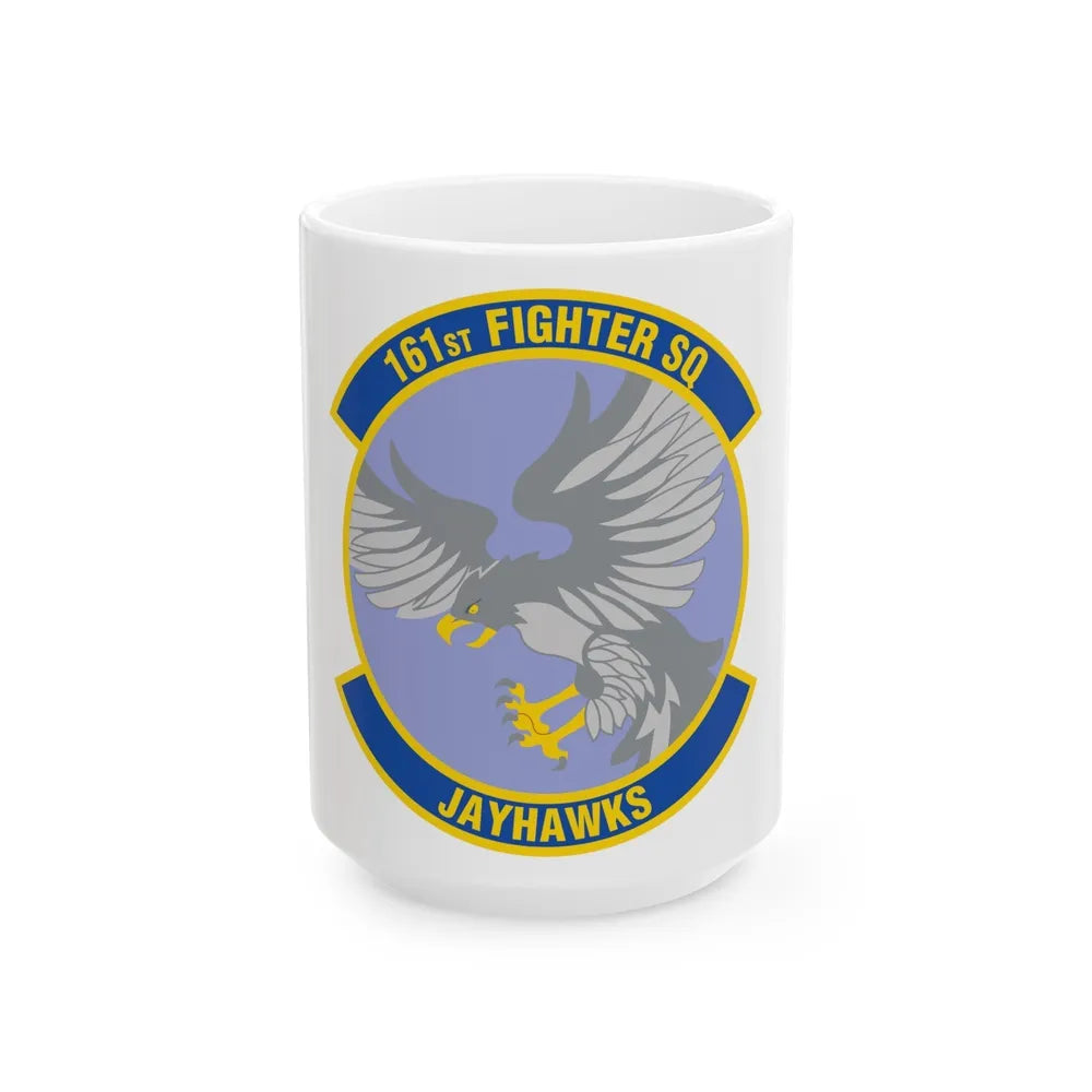 161 Fighter Squadron (U.S. Air Force) White Coffee Mug-15oz-Go Mug Yourself