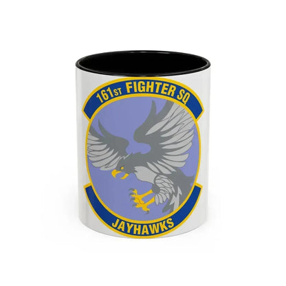 161 Fighter Squadron (U.S. Air Force) Accent Coffee Mug 11oz Black - Go Mug Yourself