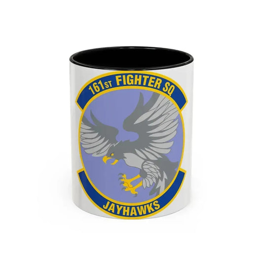 161 Fighter Squadron (U.S. Air Force) Accent Coffee Mug 11oz Black - Go Mug Yourself