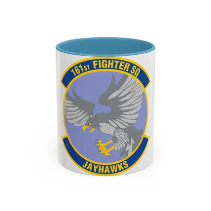161 Fighter Squadron (U.S. Air Force) Accent Coffee Mug 11oz Light Blue - Go Mug Yourself