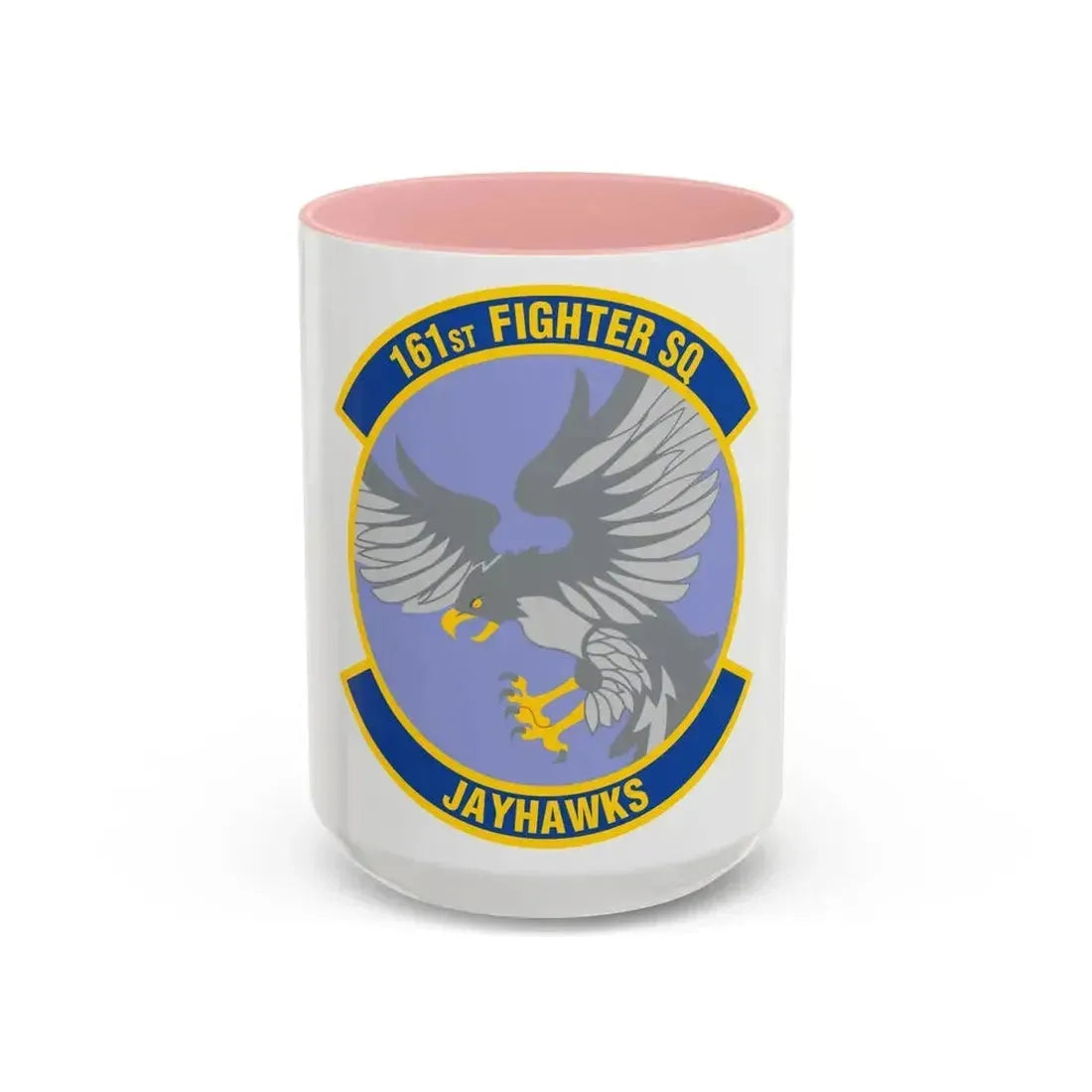 161 Fighter Squadron (U.S. Air Force) Accent Coffee Mug 15oz Pink - Go Mug Yourself