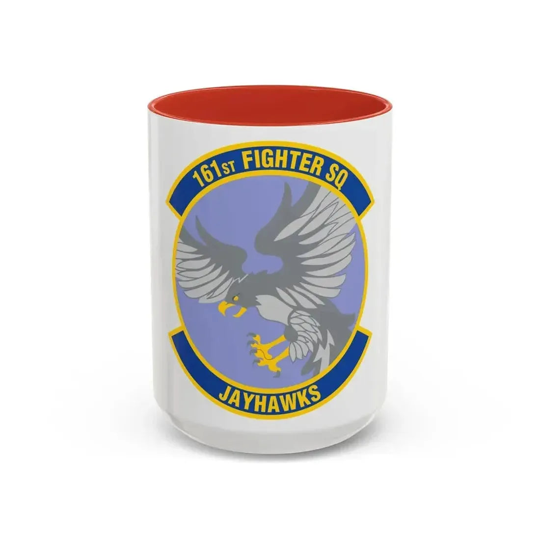 161 Fighter Squadron (U.S. Air Force) Accent Coffee Mug 15oz Red - Go Mug Yourself