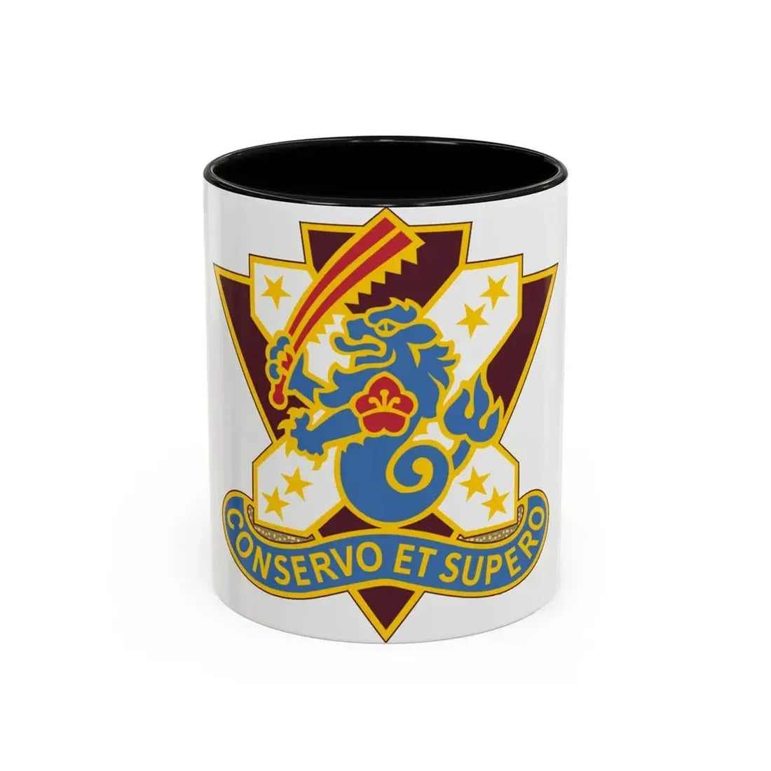 161 Medical Battalion (U.S. Army) Accent Coffee Mug 11oz Black - Go Mug Yourself