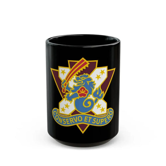 161 Medical Battalion (U.S. Army) Black Coffee Mug 15oz - Go Mug Yourself