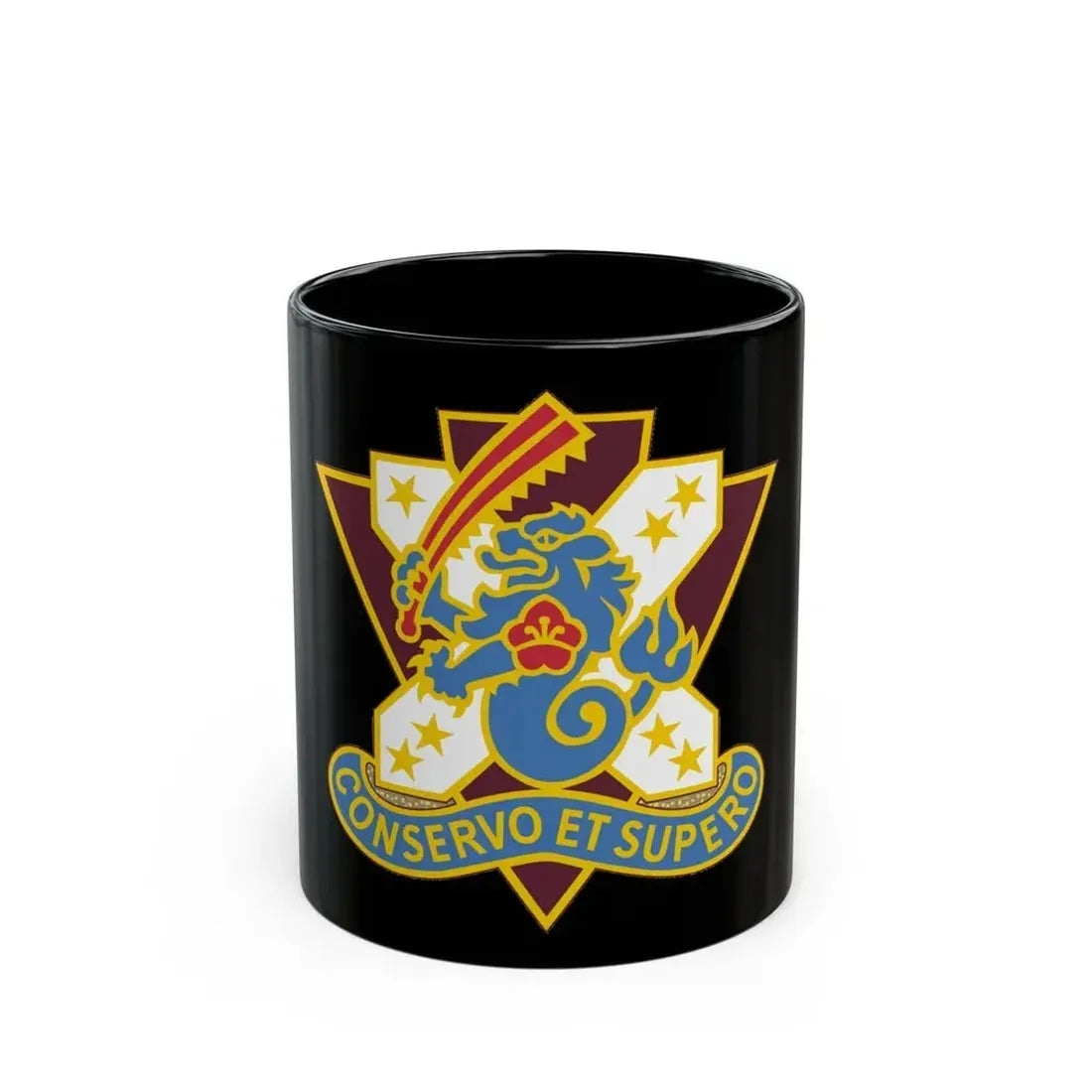 161 Medical Battalion (U.S. Army) Black Coffee Mug - Go Mug Yourself