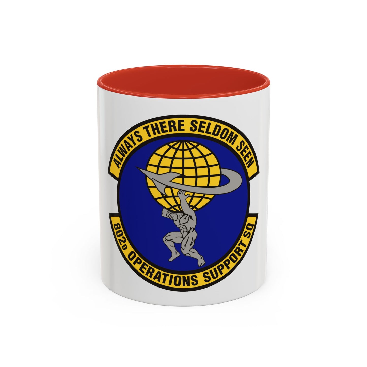 802d Operations Support Squadron (U.S. Air Force) Accent Coffee Mug