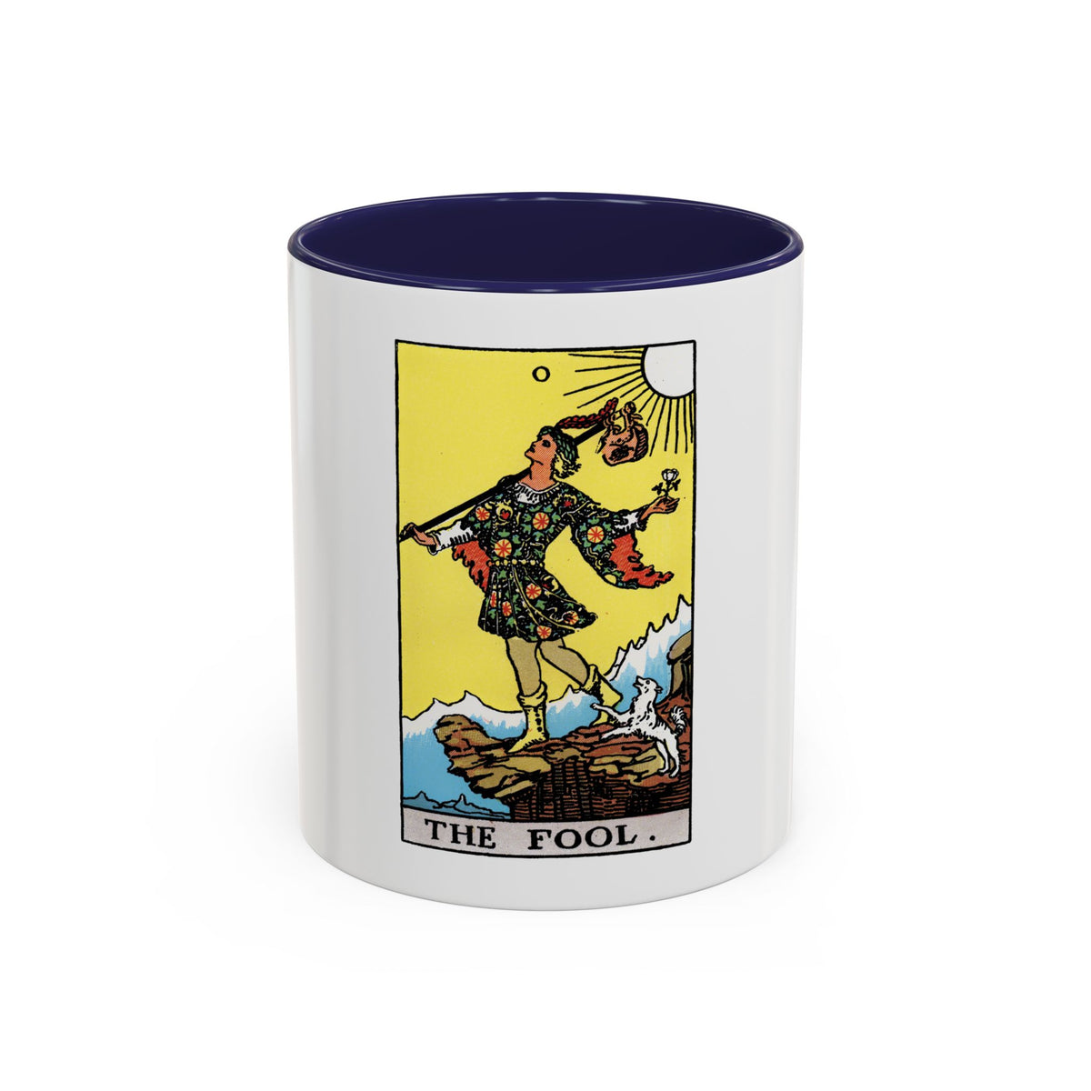 The Fool (Tarot Card) Accent Coffee Mug