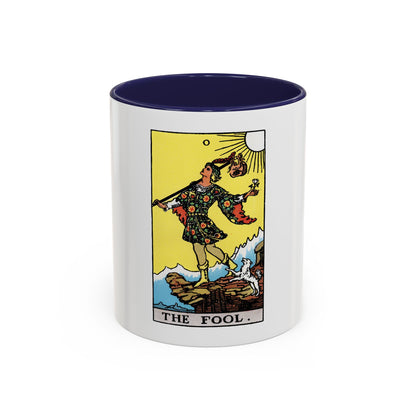 The Fool (Tarot Card) Accent Coffee Mug