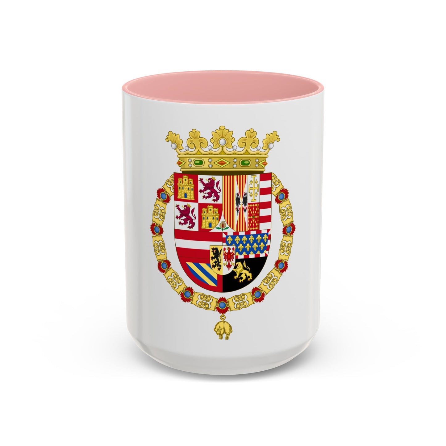 Coat of Arms of Philip II of Spain (1558-1580) - Accent Coffee Mug