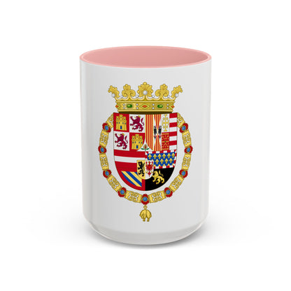 Coat of Arms of Philip II of Spain (1558-1580) - Accent Coffee Mug