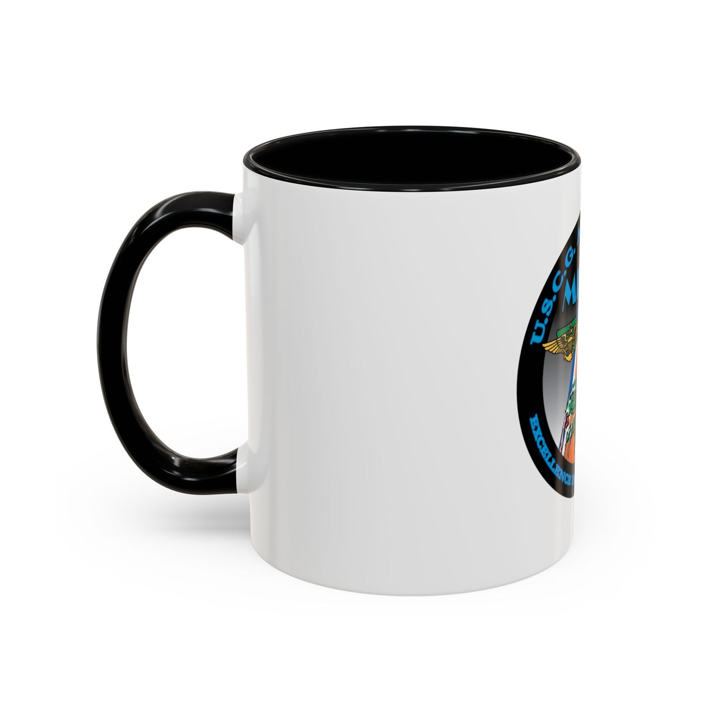 USCG Air Station Miami (U.S. Coast Guard) Accent Coffee Mug