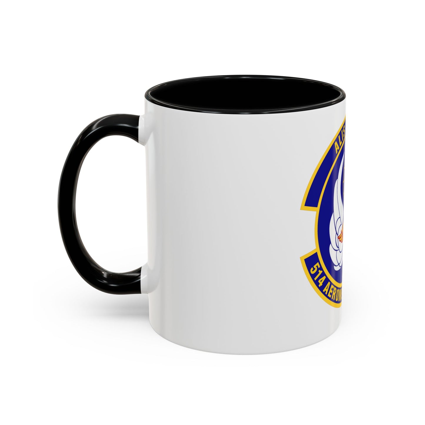 514th Aeromedical Evacuation Squadron (U.S. Air Force) Accent Coffee Mug