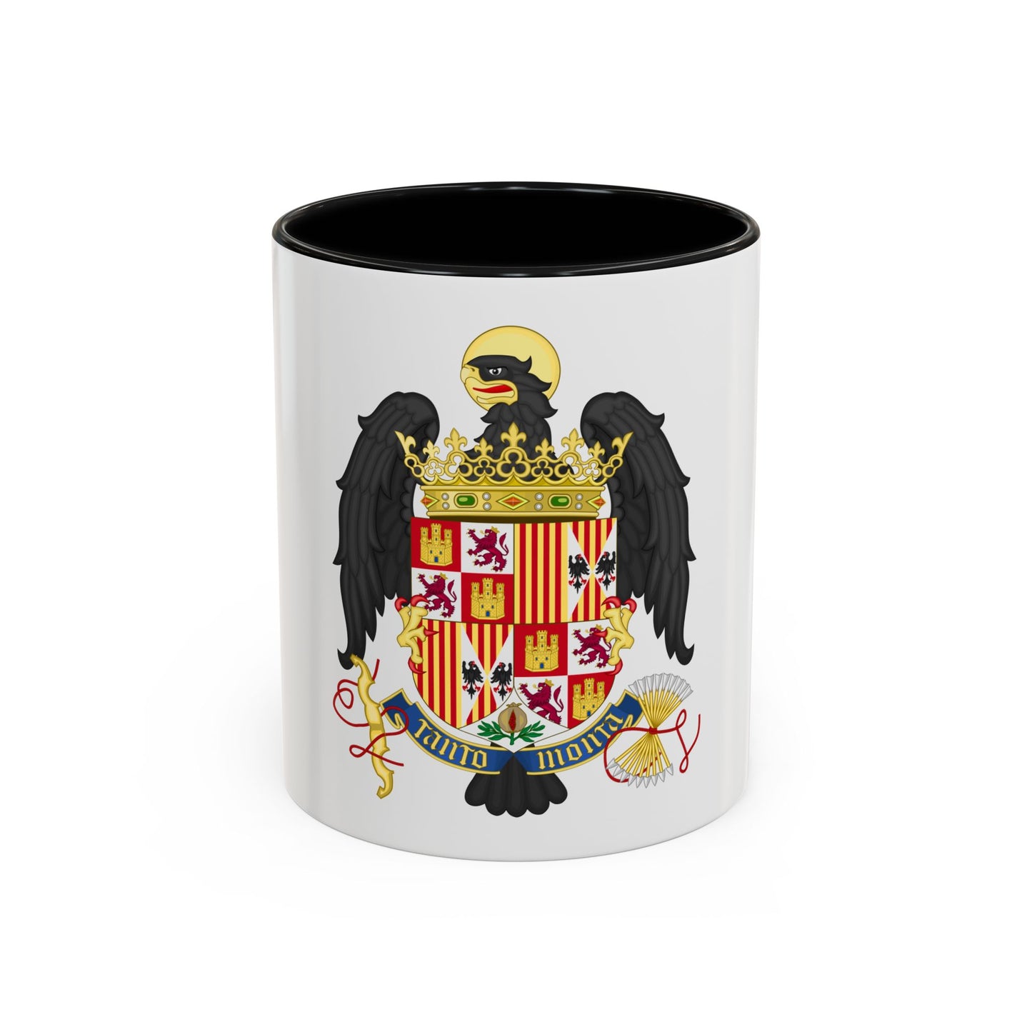 Coat of Arms of Queen Isabella of Castile (1492-1504) - Accent Coffee Mug