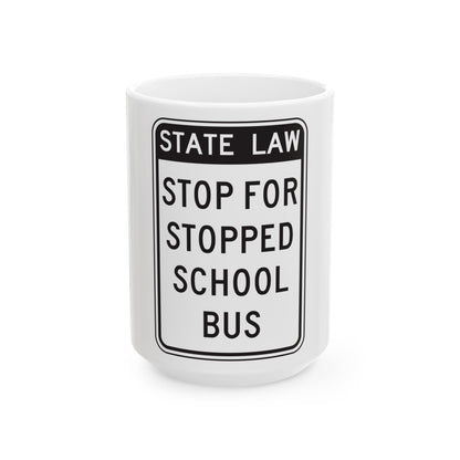NYSDOT NYR9-20 (New York) (Road Sign) White Coffee Mug