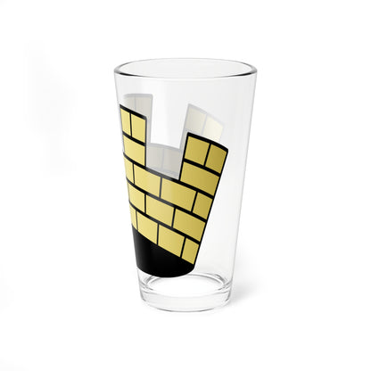 Mural Crown United Kingdom (United Kingdom) (Coat of Arms) Pint Glass 16oz