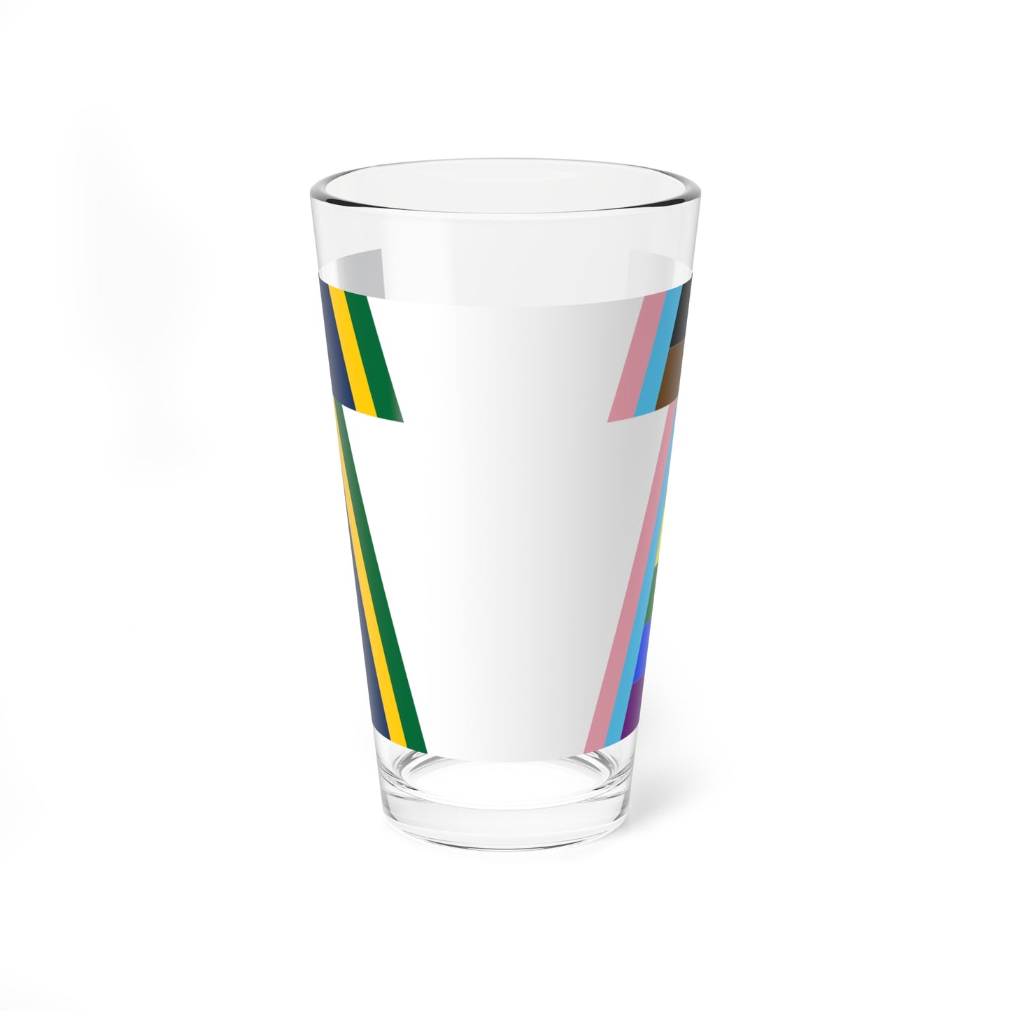 Keystone Flag Progress Pride Variant (United States) Pint Glass 16oz