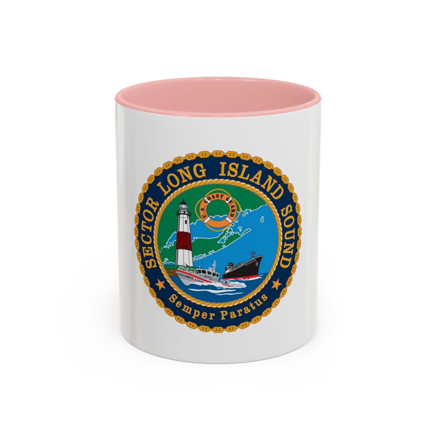 USCG Sector Long Island Sound (U.S. Coast Guard) Accent Coffee Mug