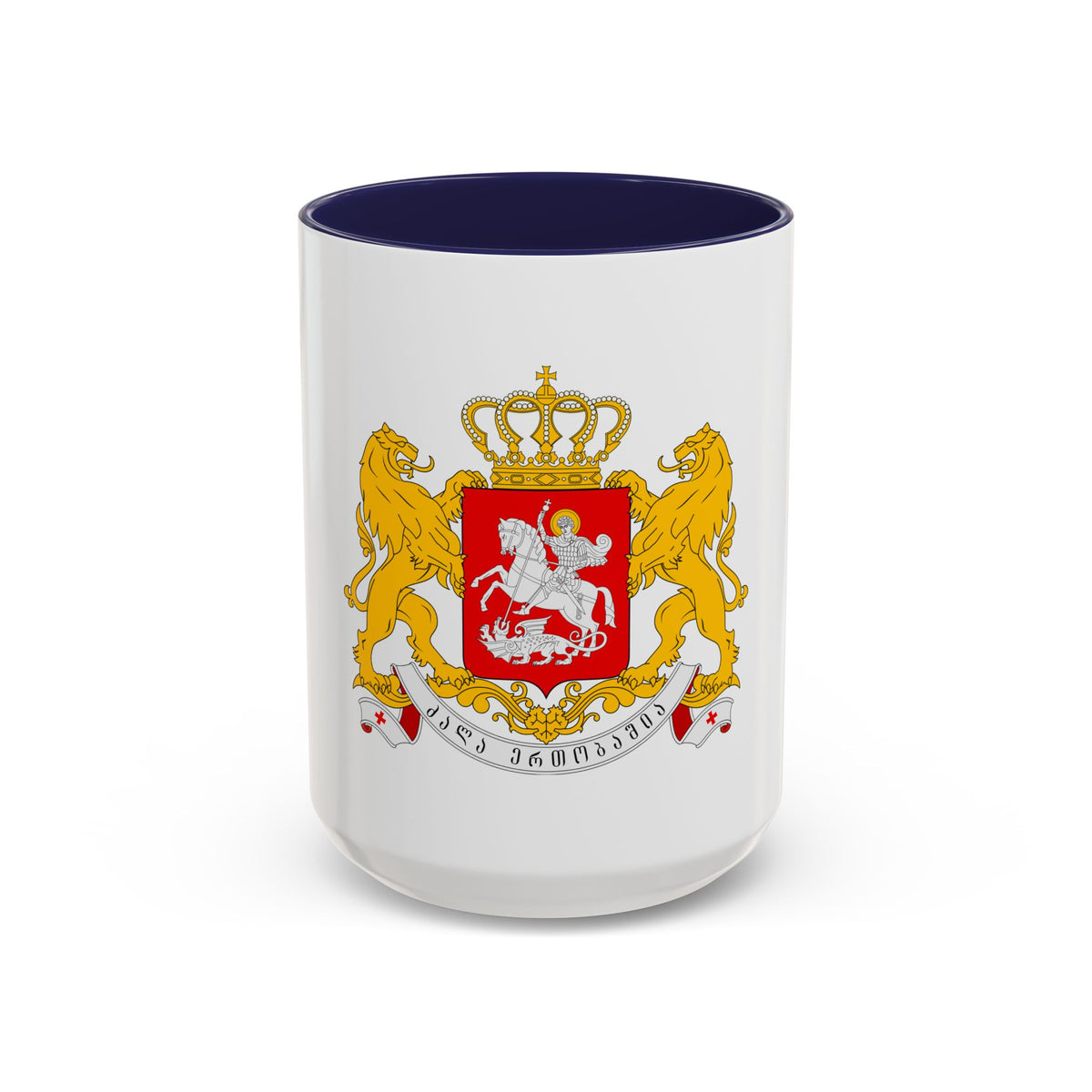Greater coat of arms of Georgia - Accent Coffee Mug