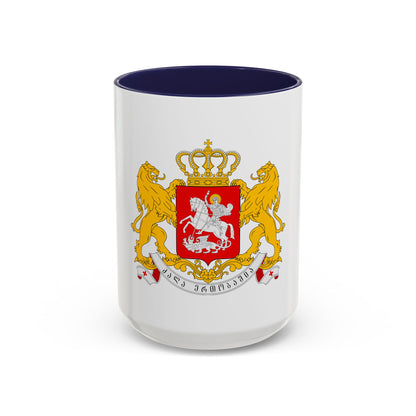 Greater coat of arms of Georgia - Accent Coffee Mug