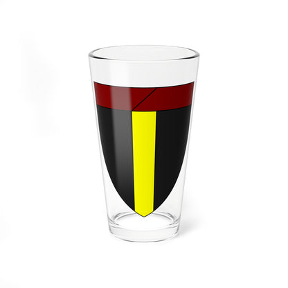 Emblem for the Staff-I Jyske Brigade-KJFR (Denmark) (Coat of Arms) Pint Glass 16oz