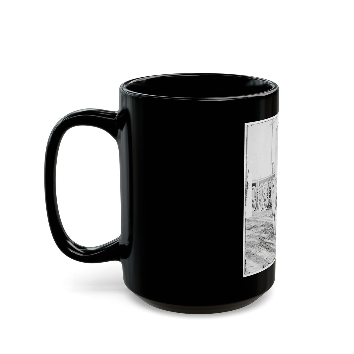 Unknown Location. Parrott Gun (U.S. Civil War) Black Coffee Mug