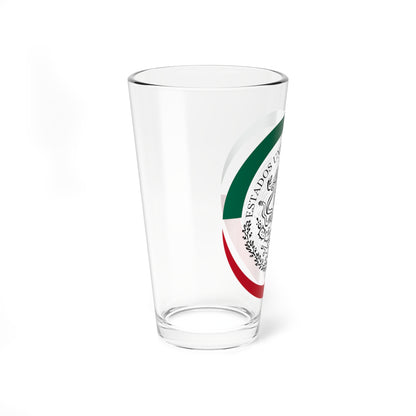 Senate Seal Mexico (Mexico) (Coat of Arms) Pint Glass 16oz