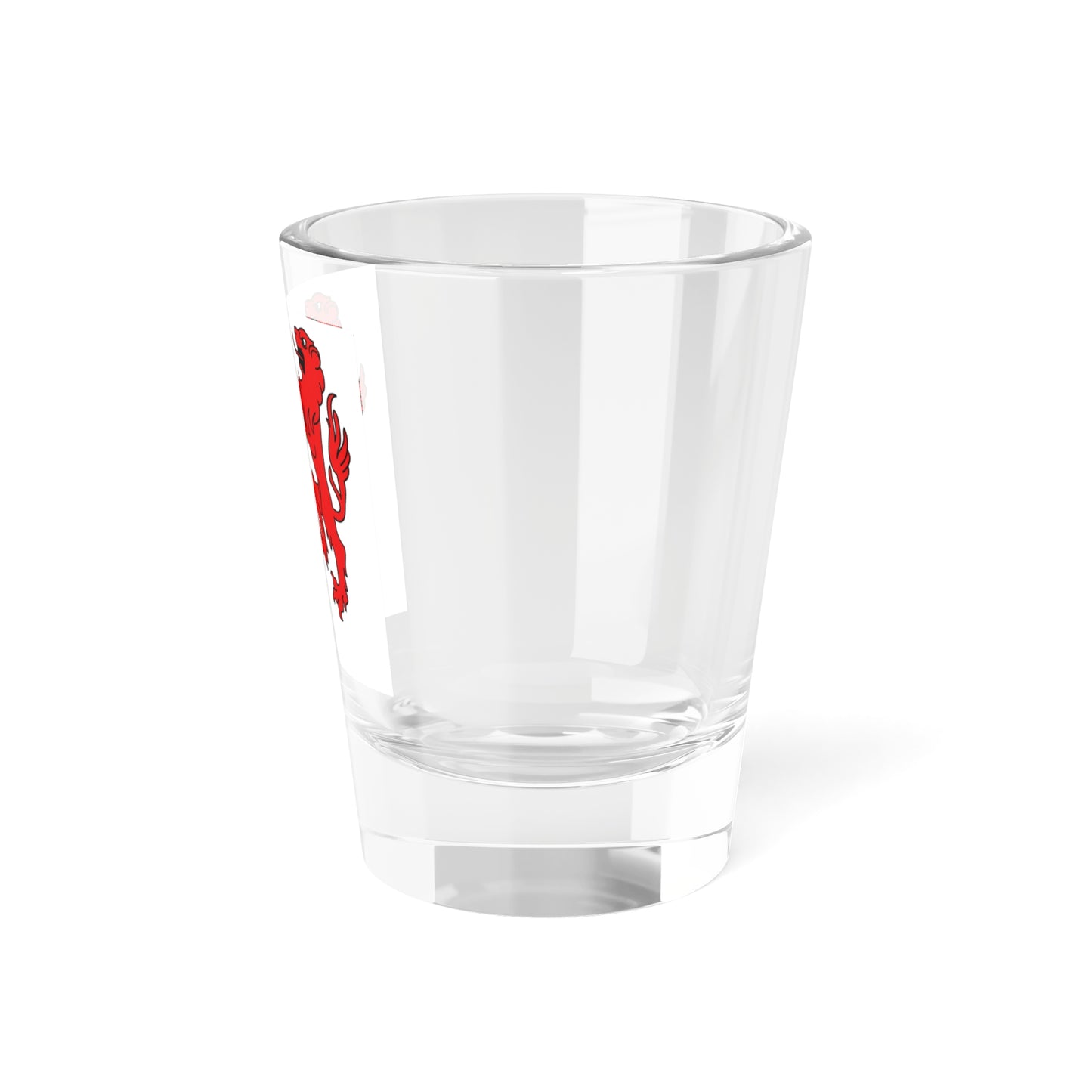 CHE Conthey District Flag (Switzerland) Shot Glass 1.5oz